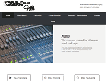 Tablet Screenshot of camaudio.com